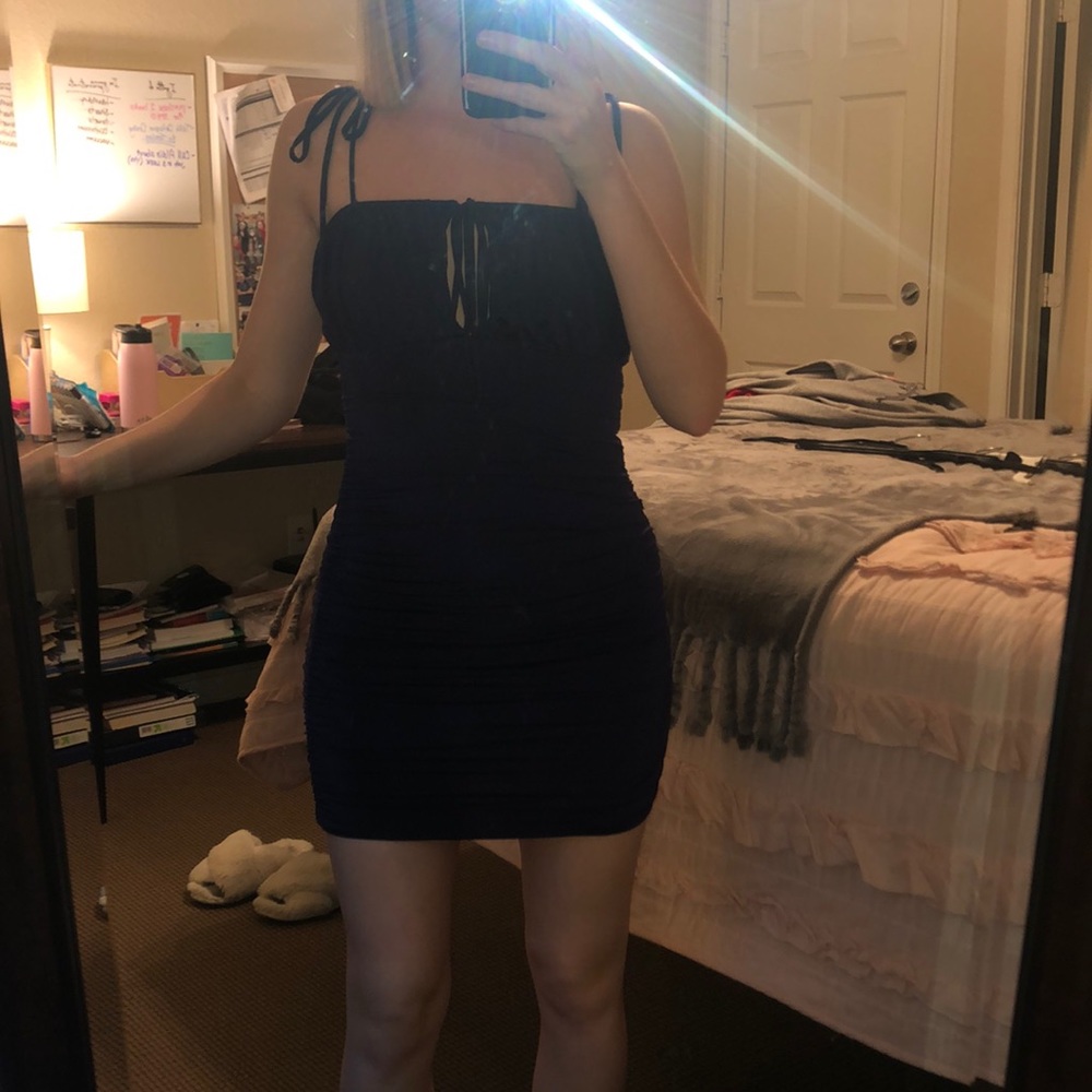 Lucy in the Sky dark blue dress